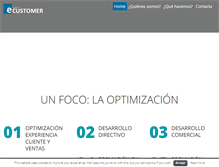 Tablet Screenshot of ecustomer.es